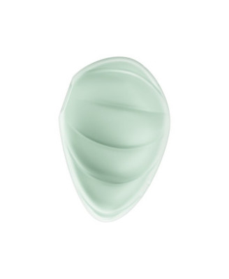Stimulateur clitoridien par onde de pression sans contact et par vibration USB vert menthe, Cloud Dancer Satisfyer 